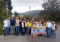 3 integrantes de la familia Ayala recorrerán 600 kilómetros pidiendo la libertad de Jesús Emilio. Foto: Emilio Ayala Libre en Facebook